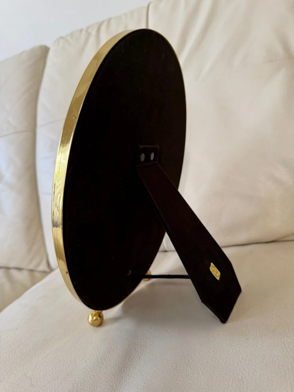 Stanley Gold Oval Brass Photo Frame - Picture 2 of 6